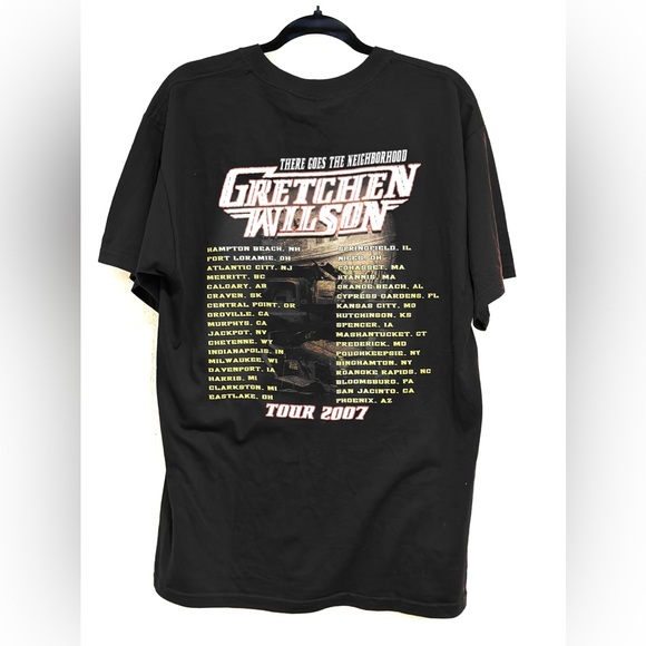 Vintage Concert Tee with Double Sided Hits Unisex SZ LRG - Picture 6 of 8